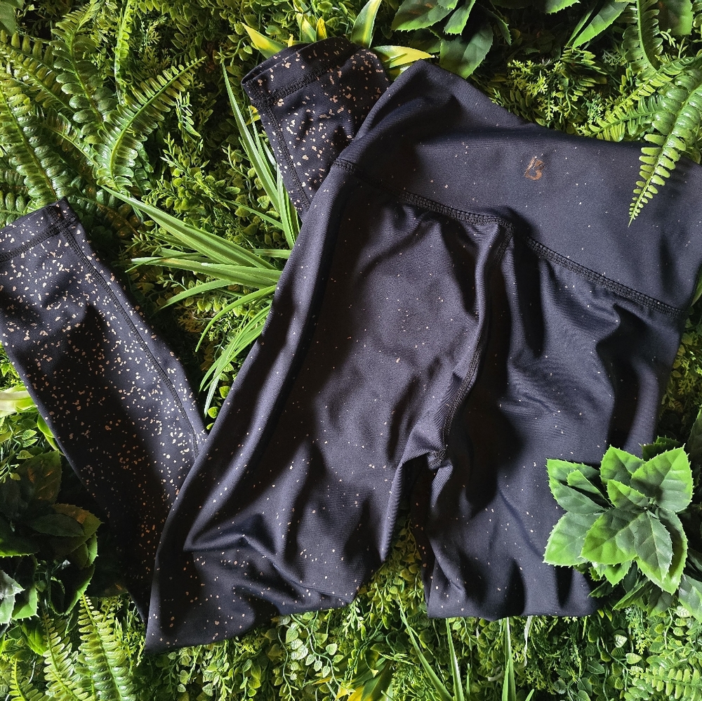Black and Rose Gold Buffbunny Legging